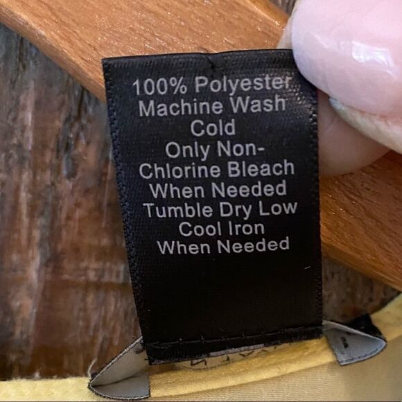 Ann Taylor SP Yellow Sleeveless Floral Lightweight Summer Peplum Hem Top - Picture 7 of 10